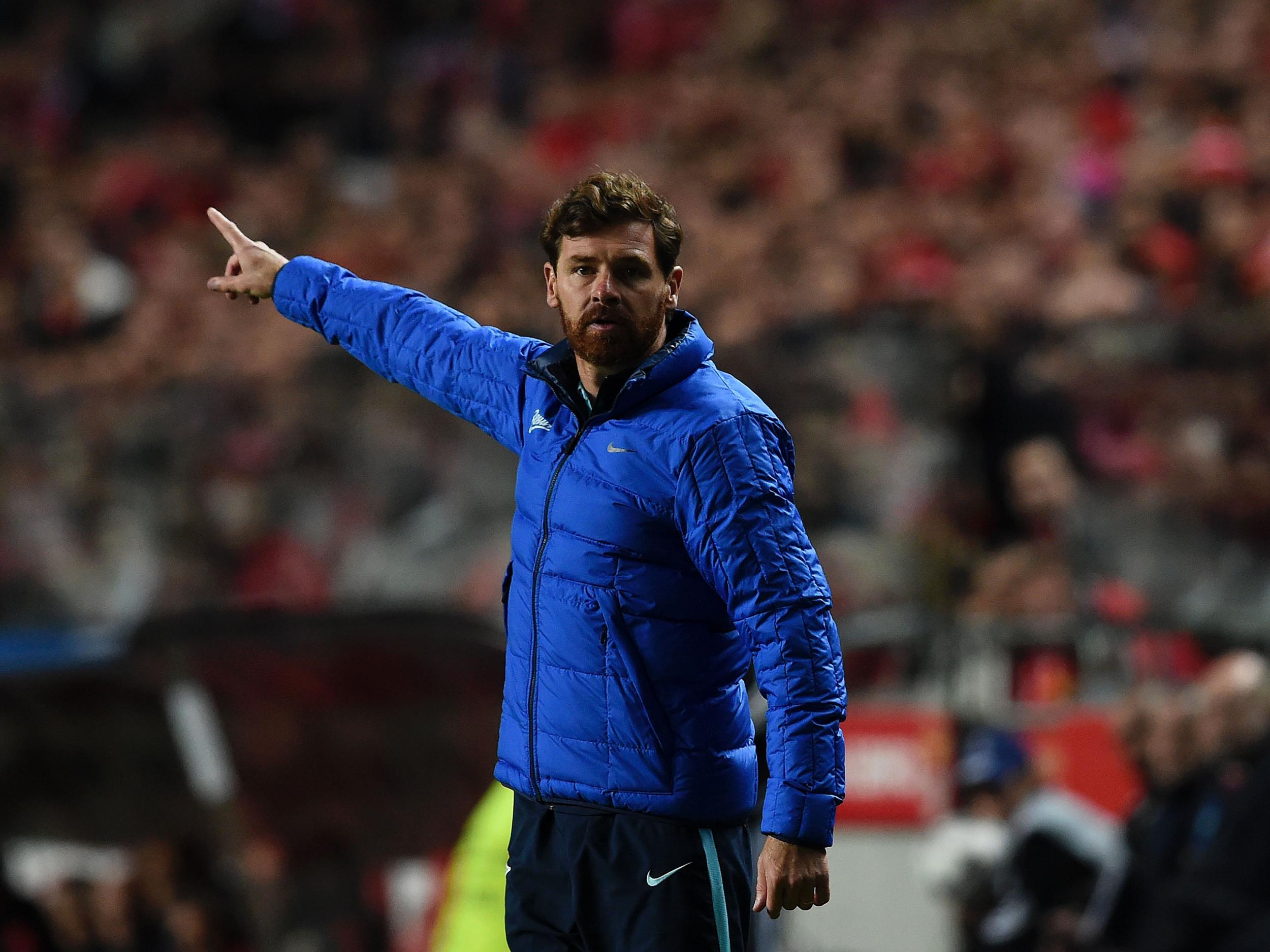 Andre Villas-Boas on the sidelines for Zenit