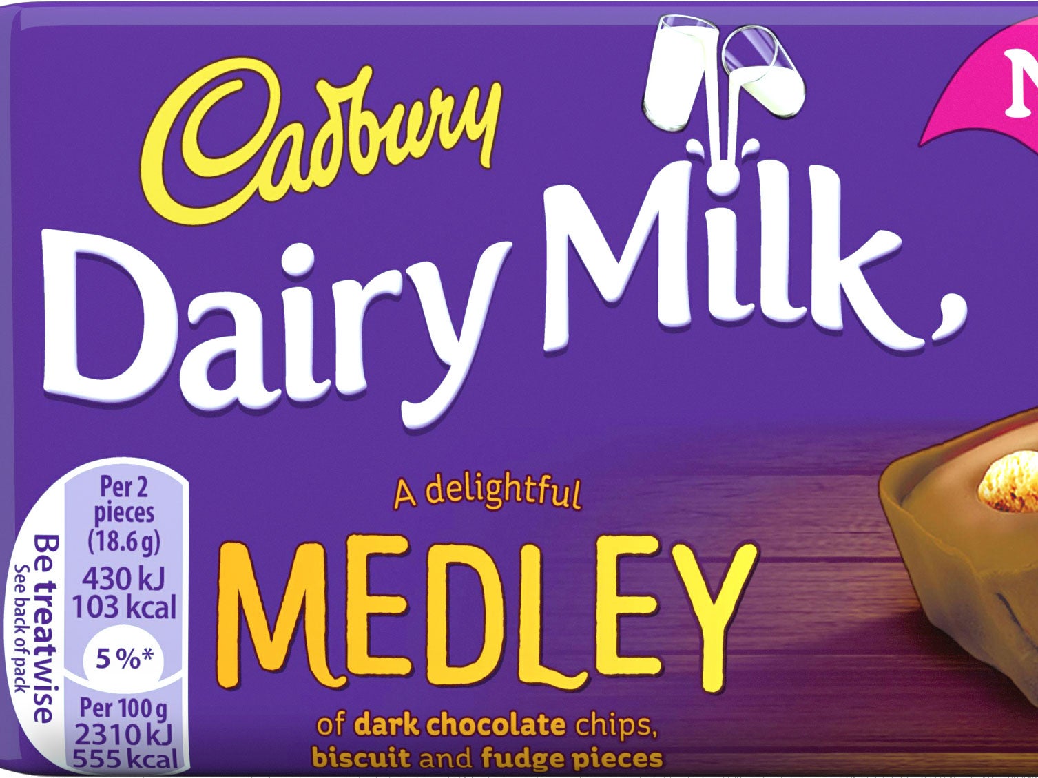 The chocolate-maker has added two new medley bars to its Dairy Milk range