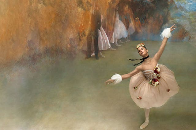 Misty Copeland recreates Degas' iconic ballerina works