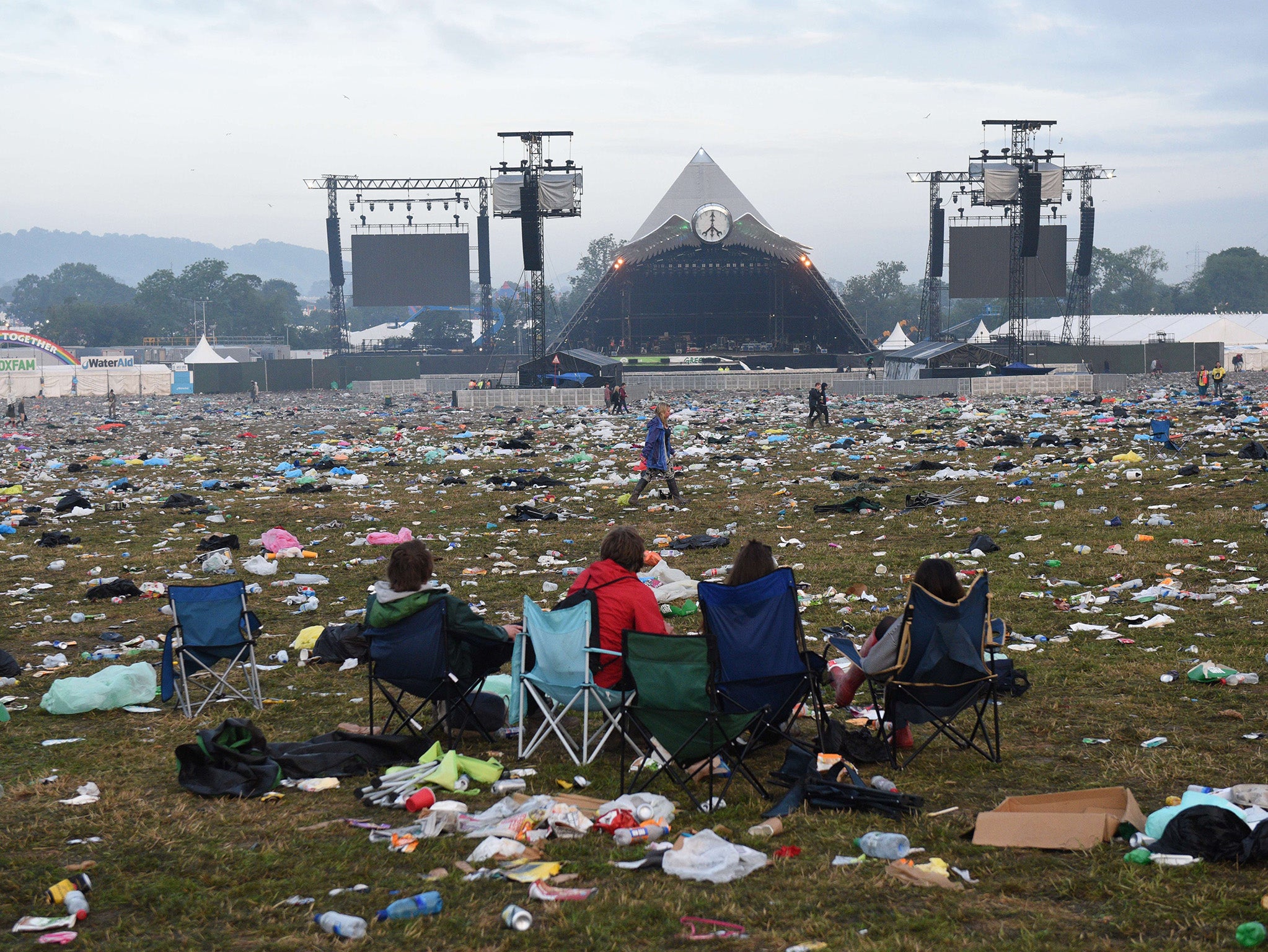 More than 4km of the river was affected by the leak during the festival in June 2014