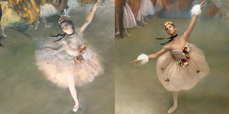 Copeland recreates 'The Star' by Edgar Degas
