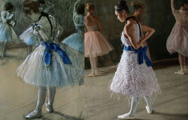 Copeland recreates 'Dancer' by Edgar Degas