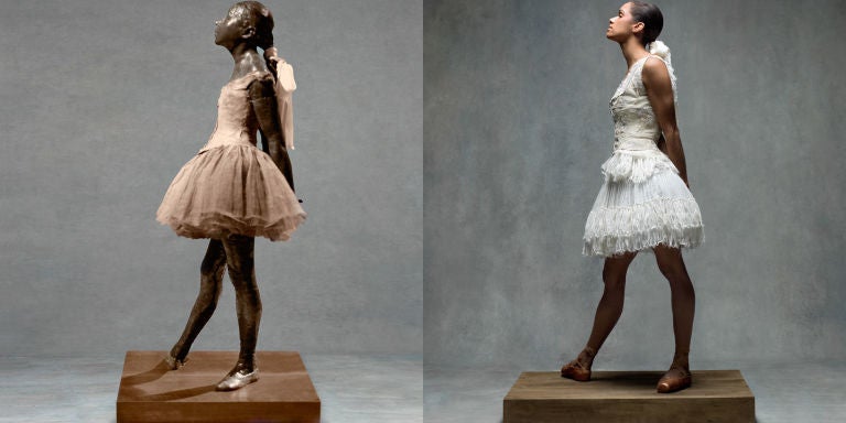 Copeland recreates 'Little Dancer Aged Fourteen' by Edgar Degas