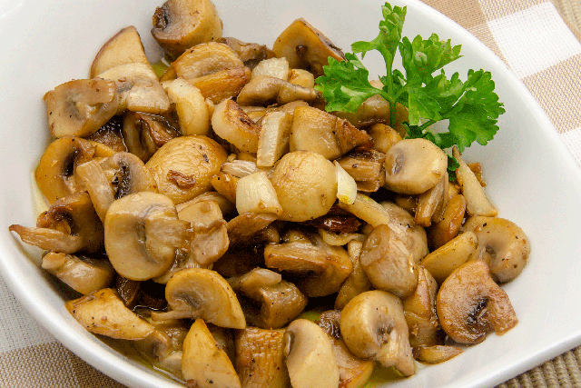 Mushrooms have proteins which are easily destroyed, and which in their changed state can cause an upset stomach