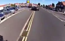 Cyclist shouts at 'dangerous' driver, but internet sides with motorist