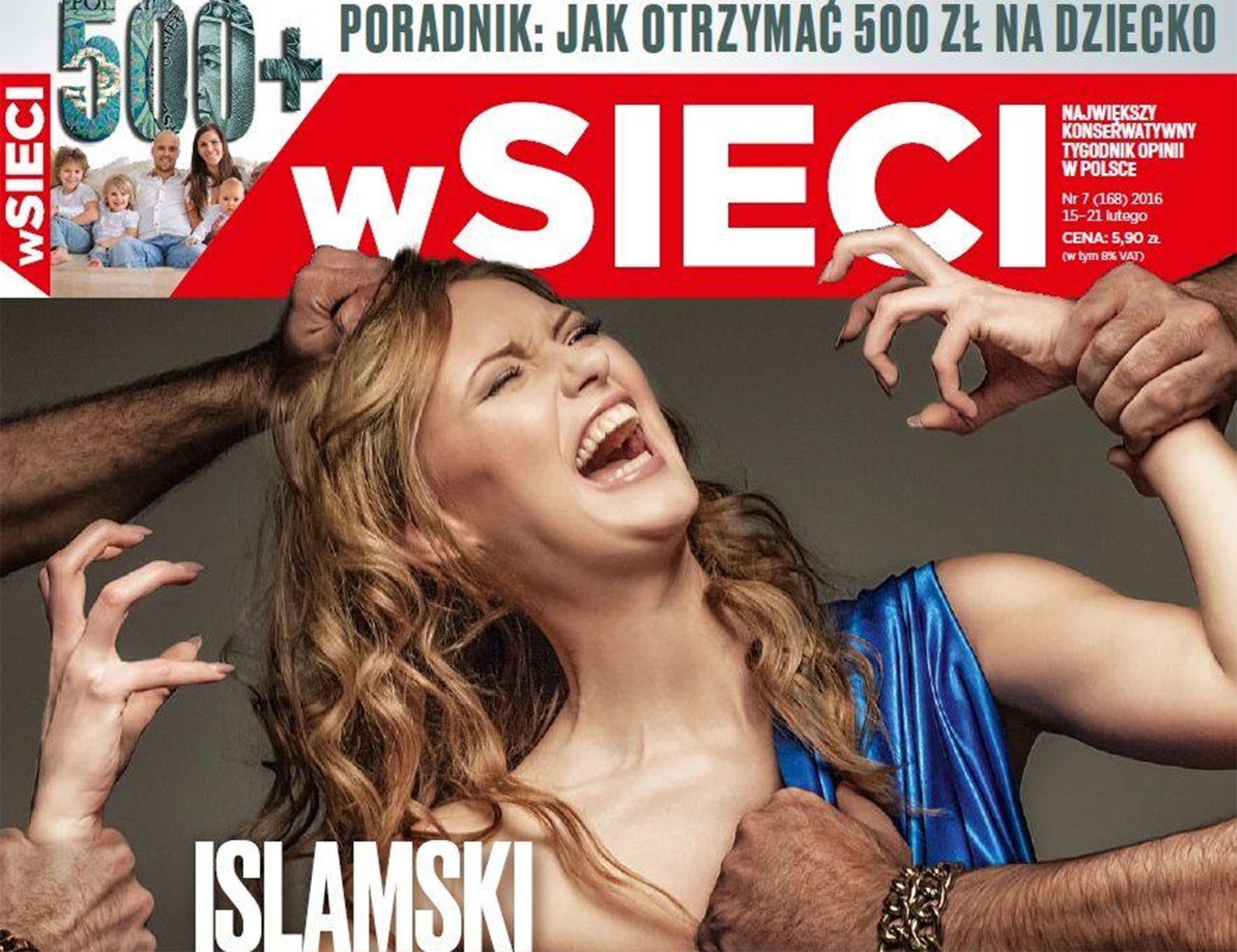 The front page of Polish magazine 'wSieci'