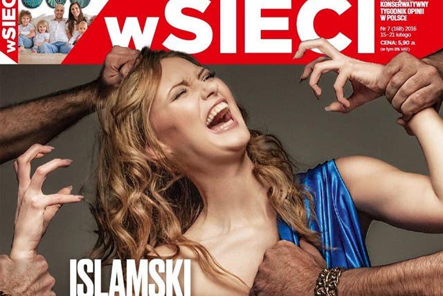 The front page of Polish magazine 'wSieci'