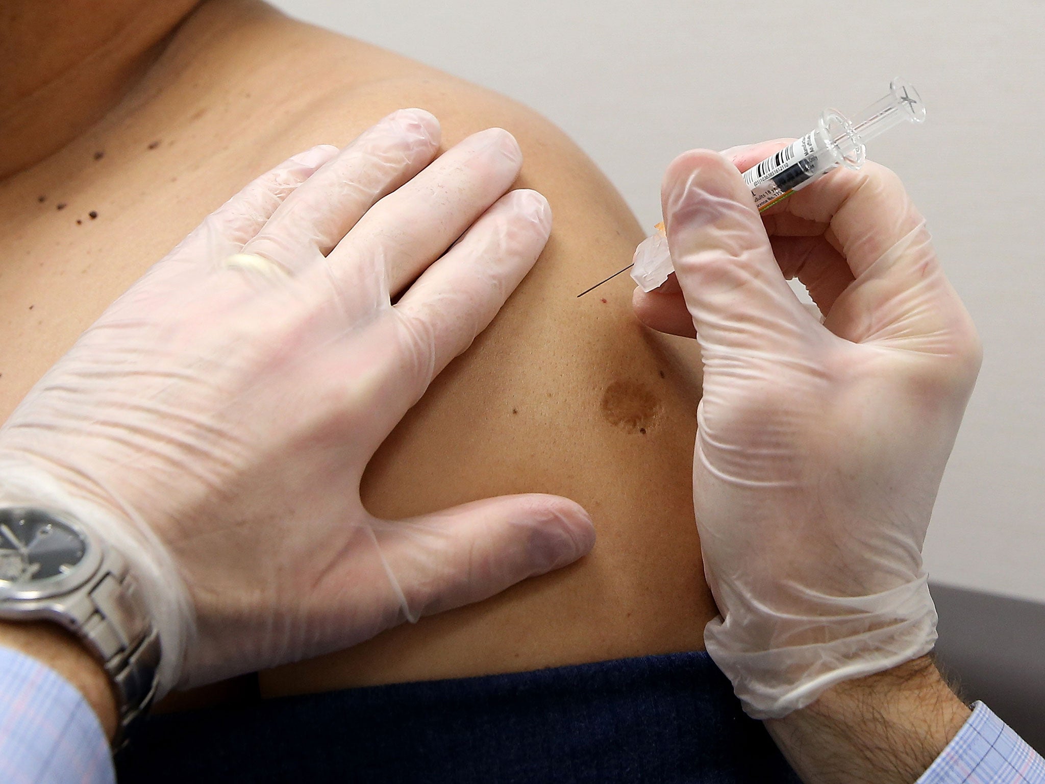 Ukrainian authorities are encouraging people to be vaccinated and seek medical advice with any symptoms