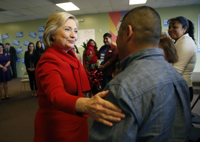 Hillary Clinton has been campaigning hard ahead of Saturday's vote