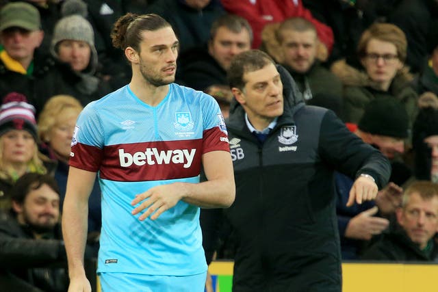 West Ham striker Andy Carroll will miss the FA Cup trip to Blackburn
