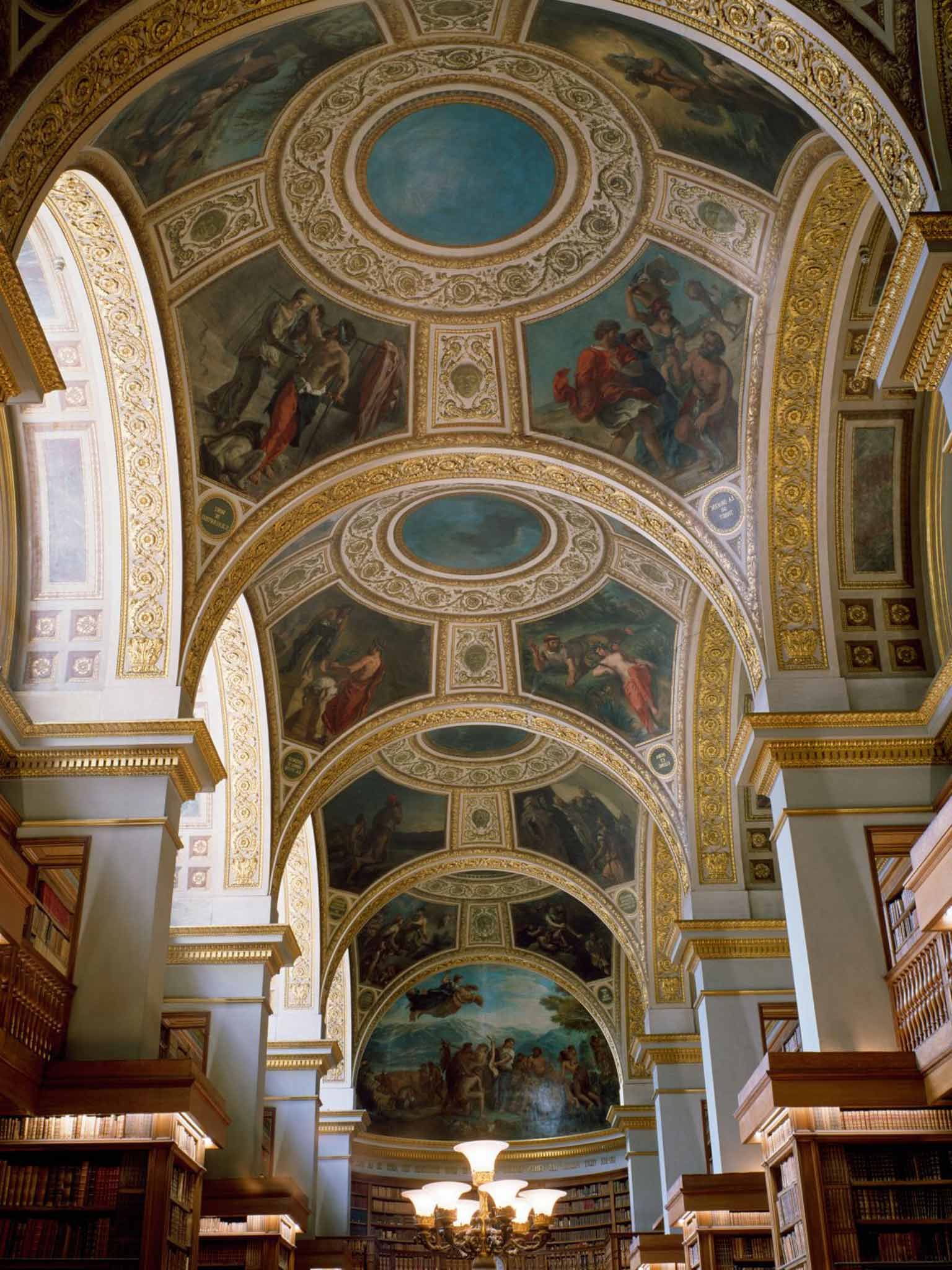 Delacroix’s ceiling at the Palais Bourbon