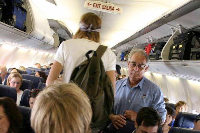 Take your seat: planes now typically fly close to capacity