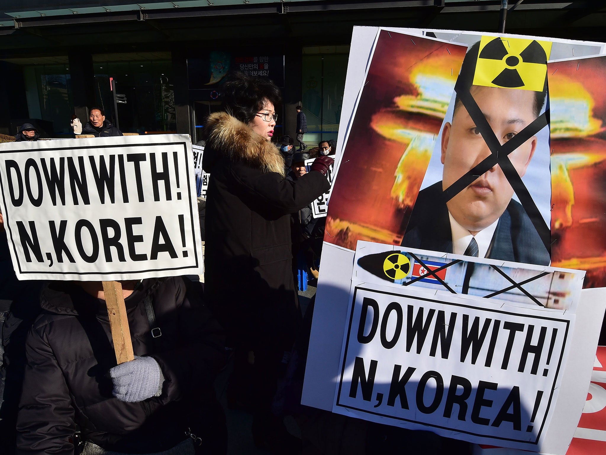 Activists in South Korea have condemned the news of nuclear testing from Pyongang