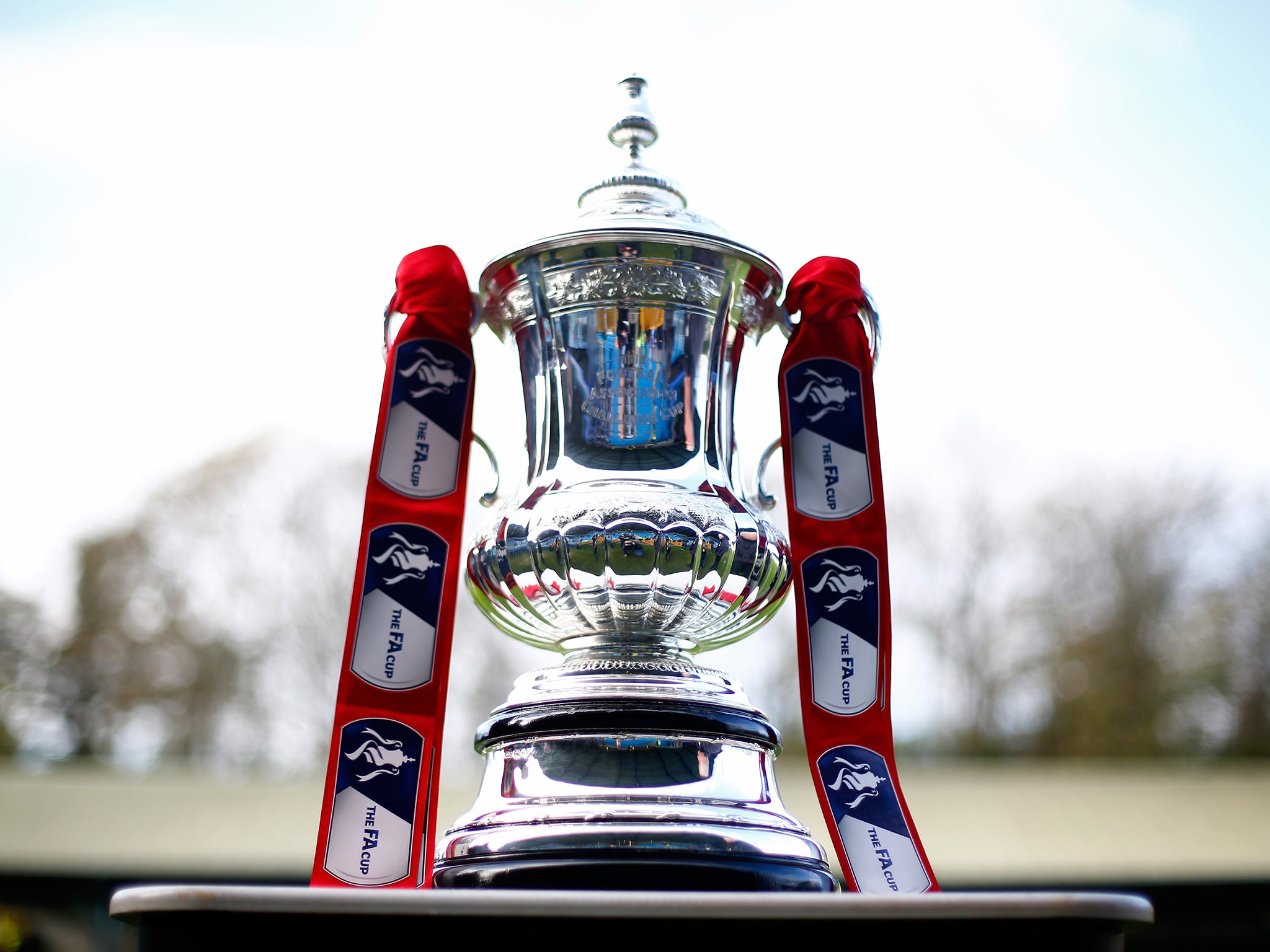 The FA Cup trophy, currently held by Manchester United