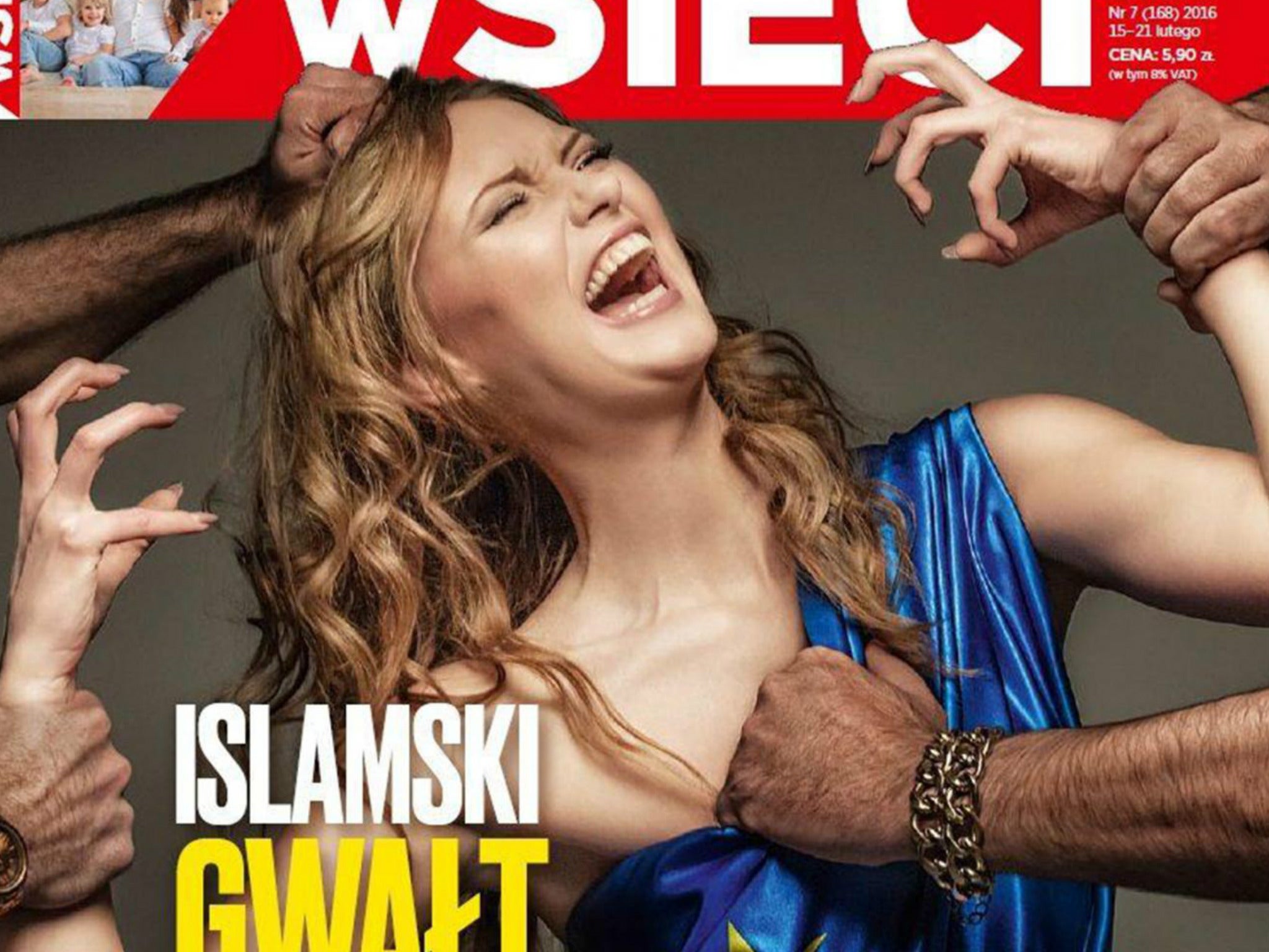 The controversial front cover of wSieci magazine