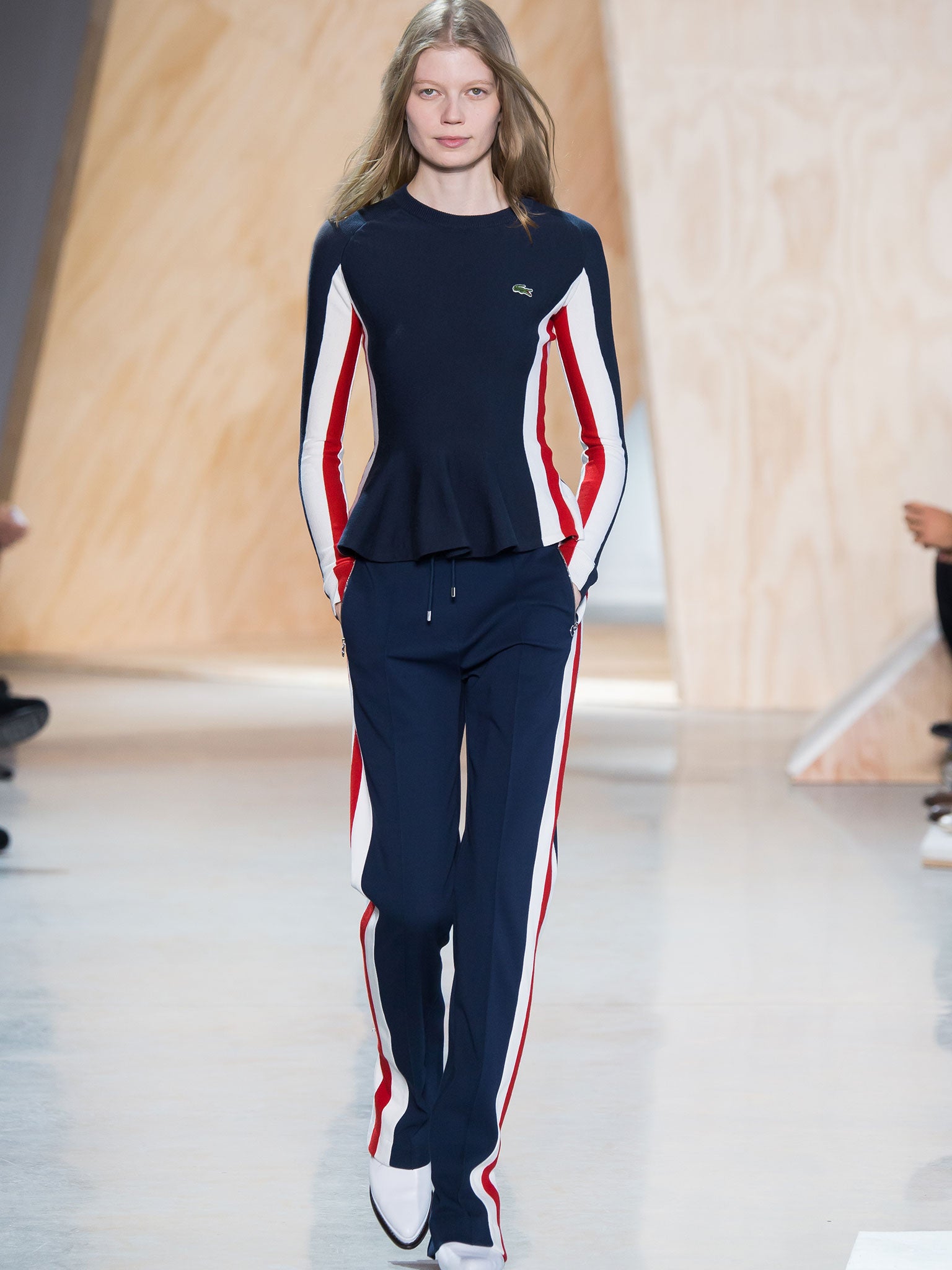 Lacoste opted for upscale but not jumped-up sportswear that was designed but not overly so