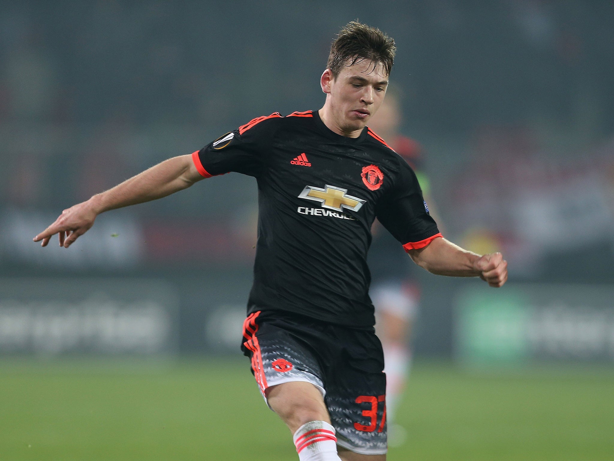 Donald Love made his first ever start for Manchester United against Midtjylland