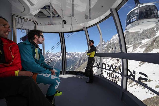 Mountain view: the new SkyWay Monte
Bianco