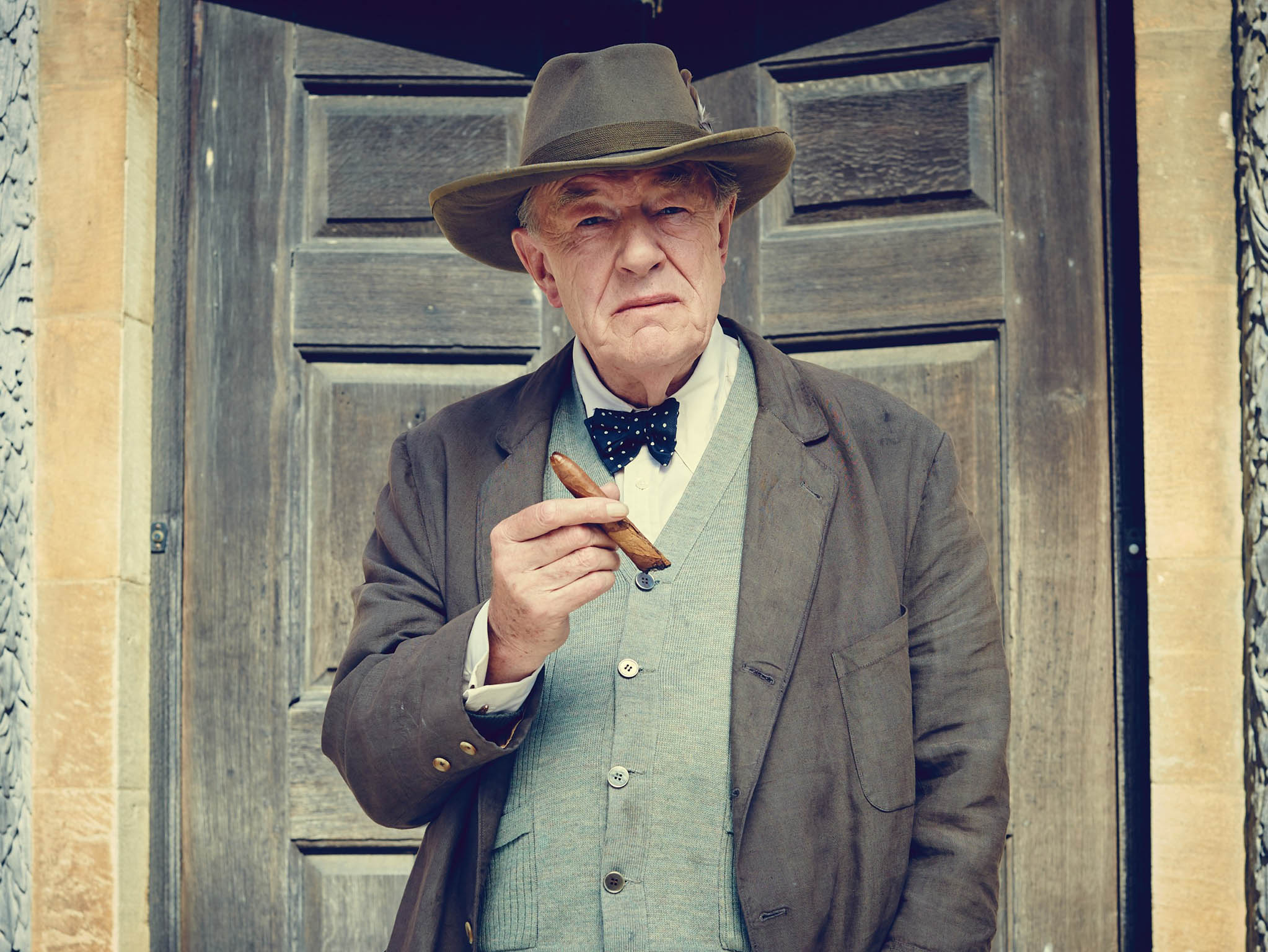 Michael Gambon as Winston Churchill in ITV's new television adaptation
