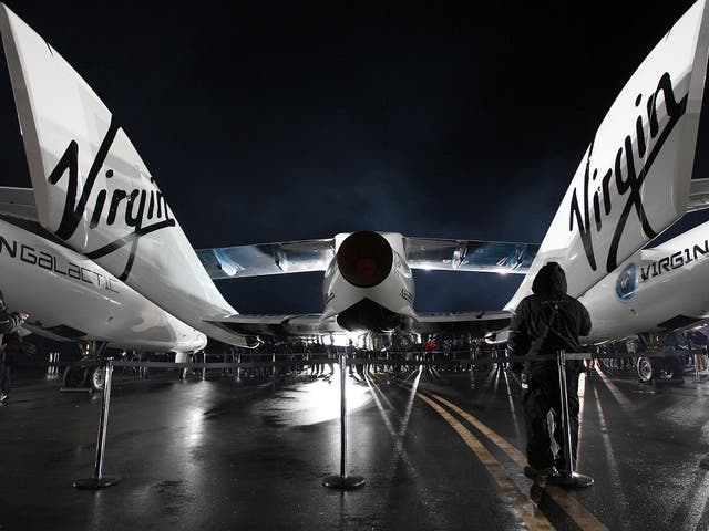 SpaceShipTwo will take space tourists 62 miles away from the Earth, where they will experience weightlessness