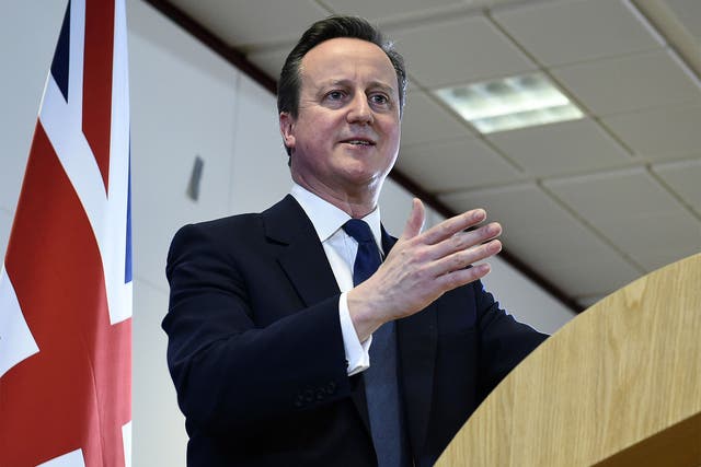David Cameron delivers a press conference in Brussels, after reaching a deal with European leaders on his reforms