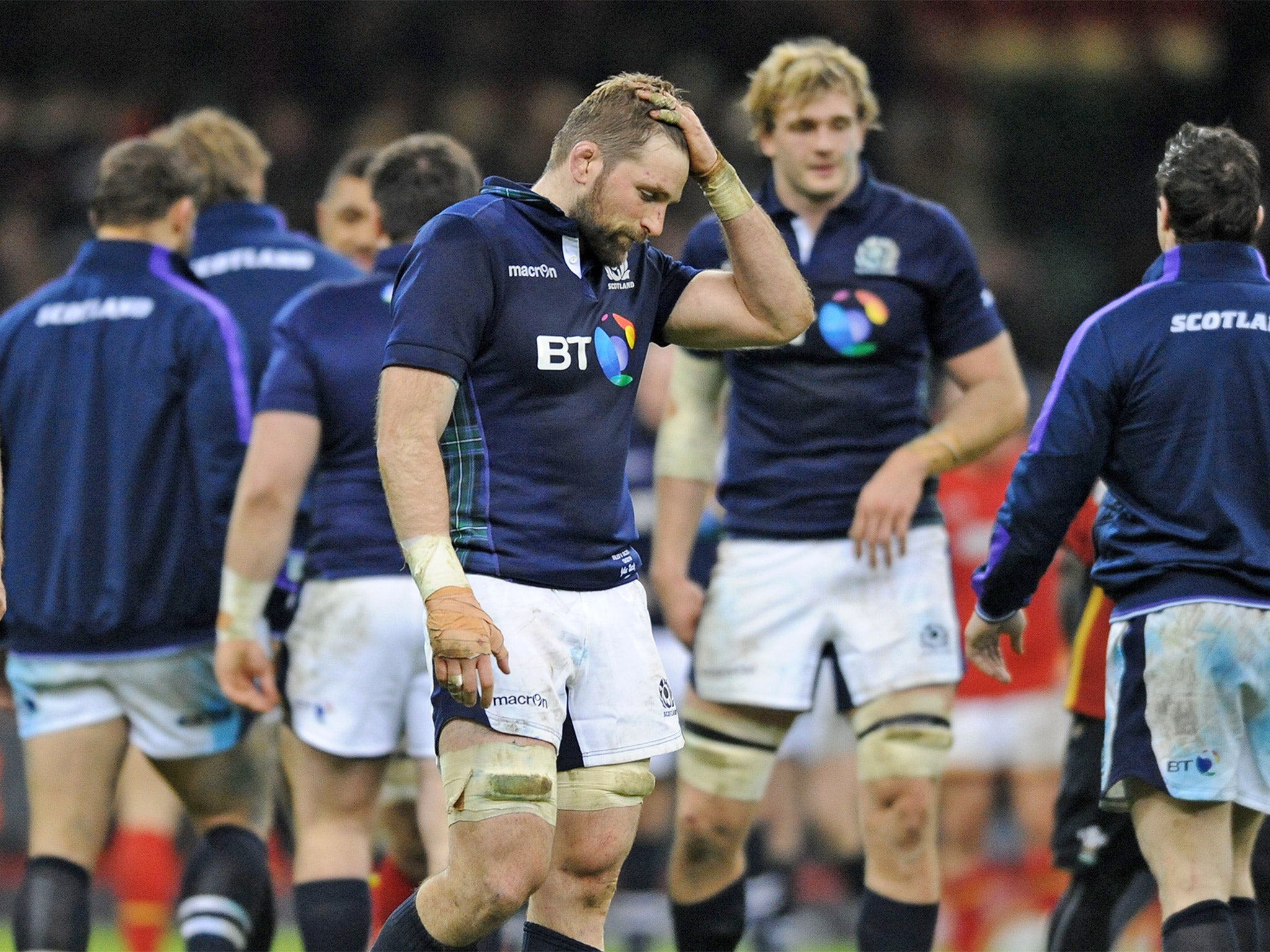 John Barclay made a mess of a break against Wales last weekend