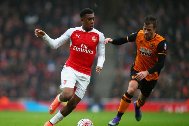 Arsenal youngster Alex Iwobi