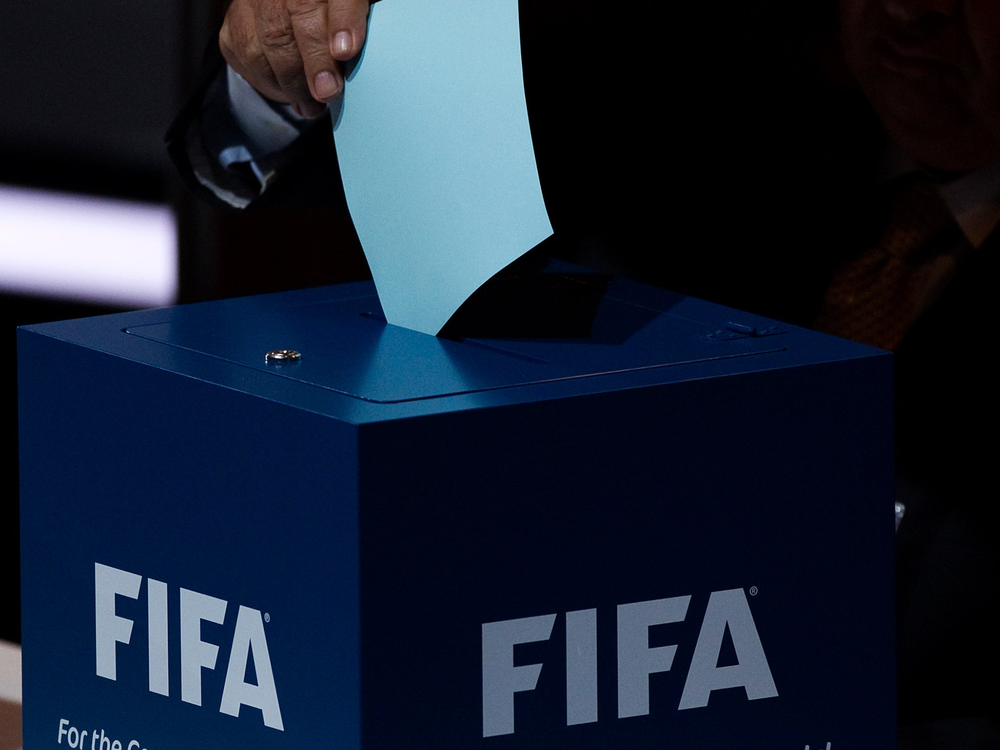 Under Fifa’s statutes, voting is carried out secretly