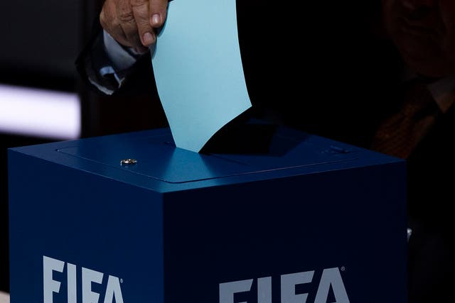 Under Fifa’s statutes, voting is carried out secretly