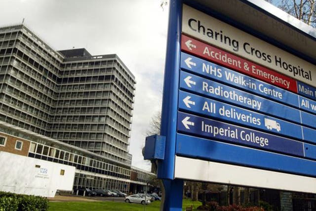 Charing Cross Hospital is part of Imperial College trust, which increased its income from private patients from £31m in 2010 to £43m in 2015
