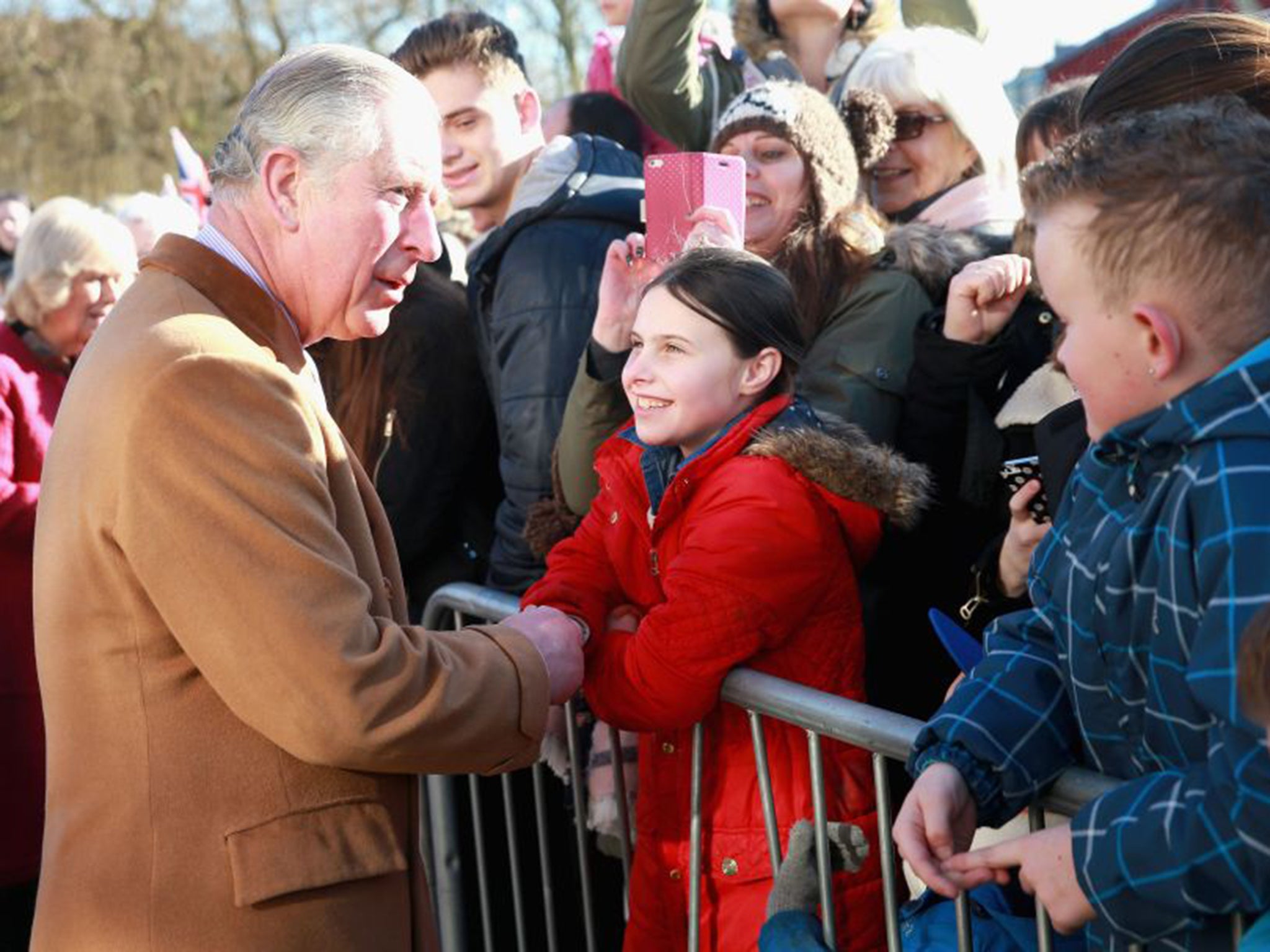 Prince Charles at Stamford Bridge