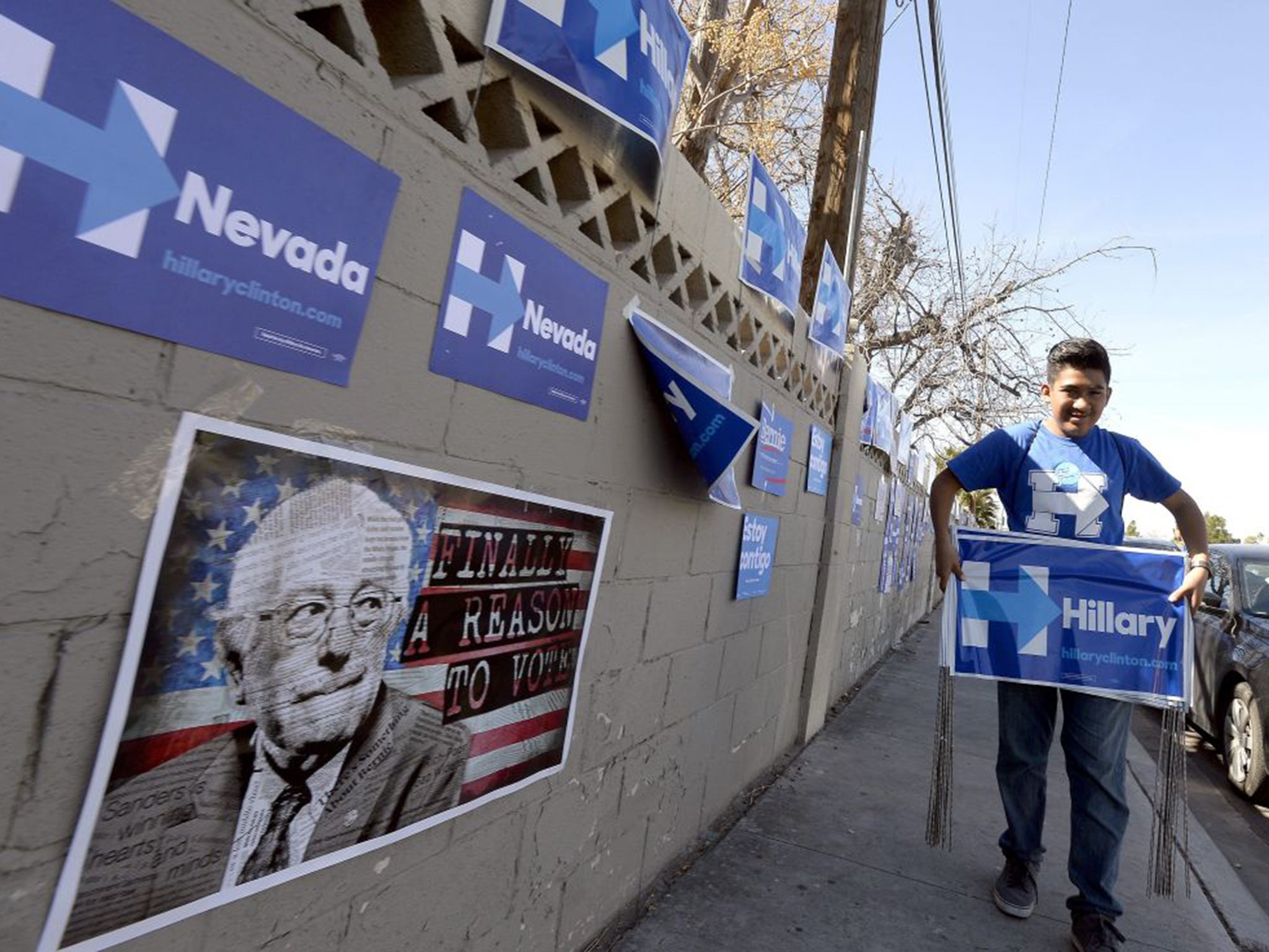 The vote in Nevada between Hillary Clinton and Bernie Sanders was expected to be extremely tight