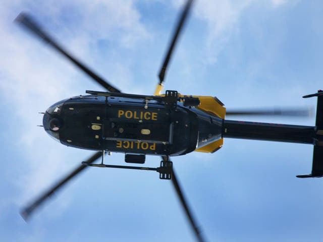 More than 100 incidents last year involved lasers and police helicopters