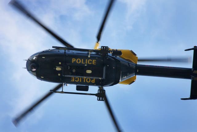 More than 100 incidents last year involved lasers and police helicopters