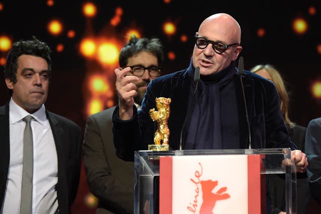 Gianfranco Rosi said he hoped his film would raise awareness