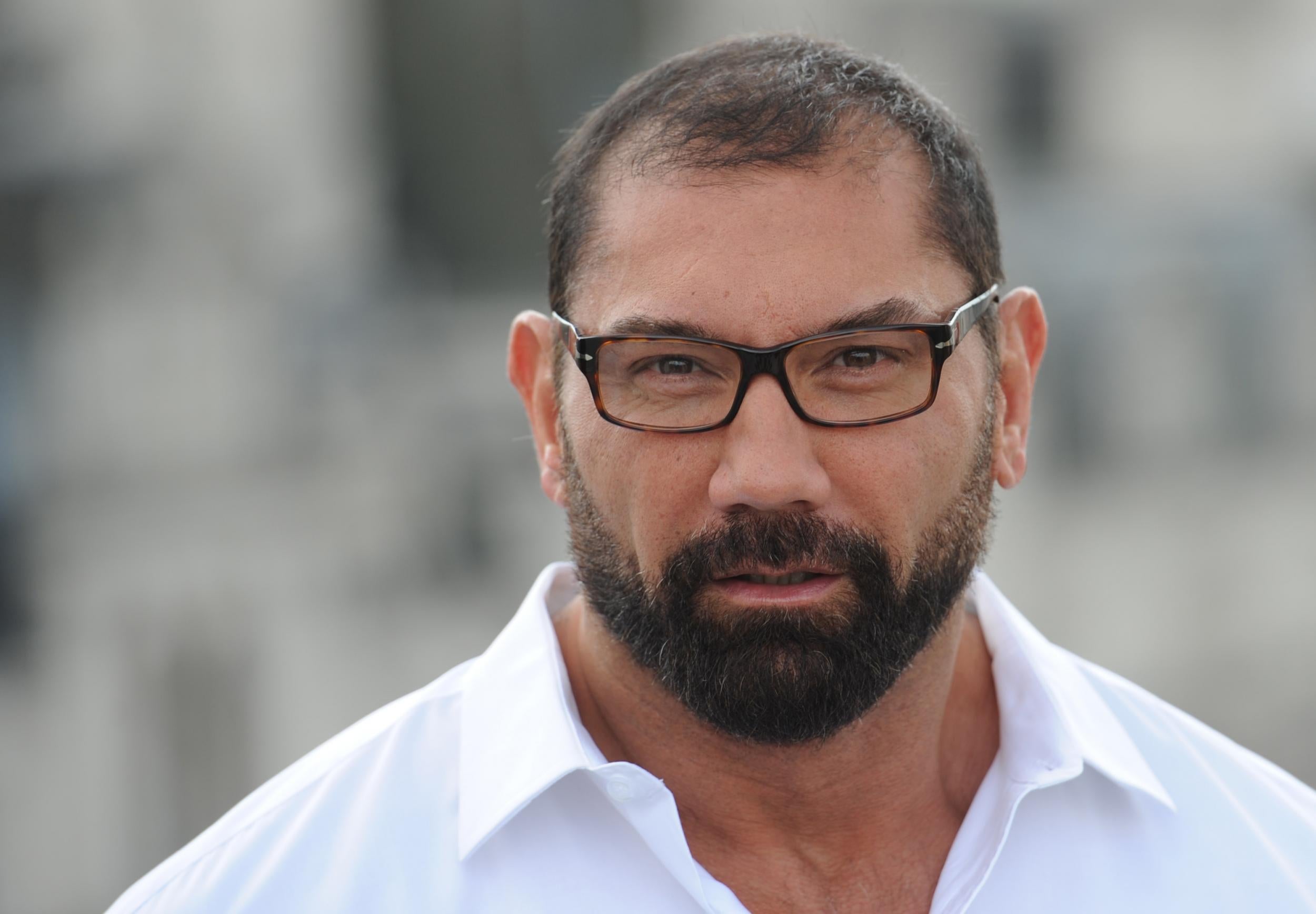 Who is Dave Batista's ex-wife?