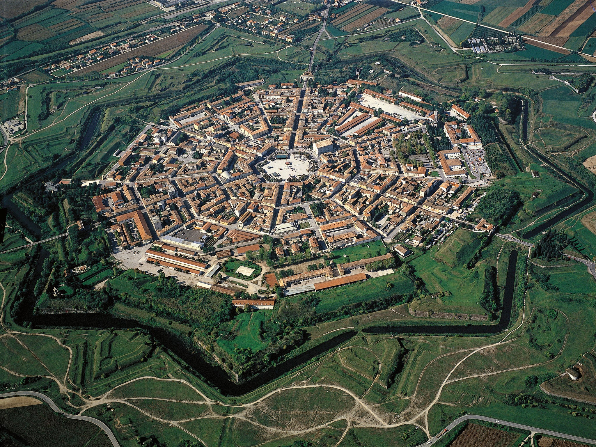 The Italian city of Palmanova was founded as an idealistic citadel in 1593 – but nobody wanted to live there