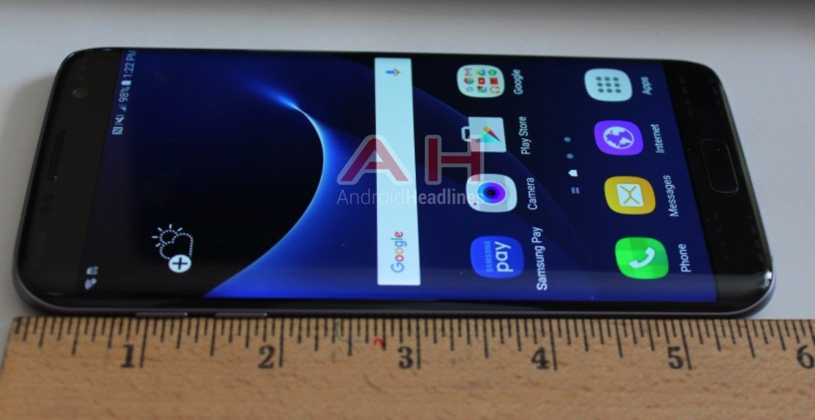 AndroidHeadlines' leaked picture of the S7 Edge (Pic: AndroidHeadlines)