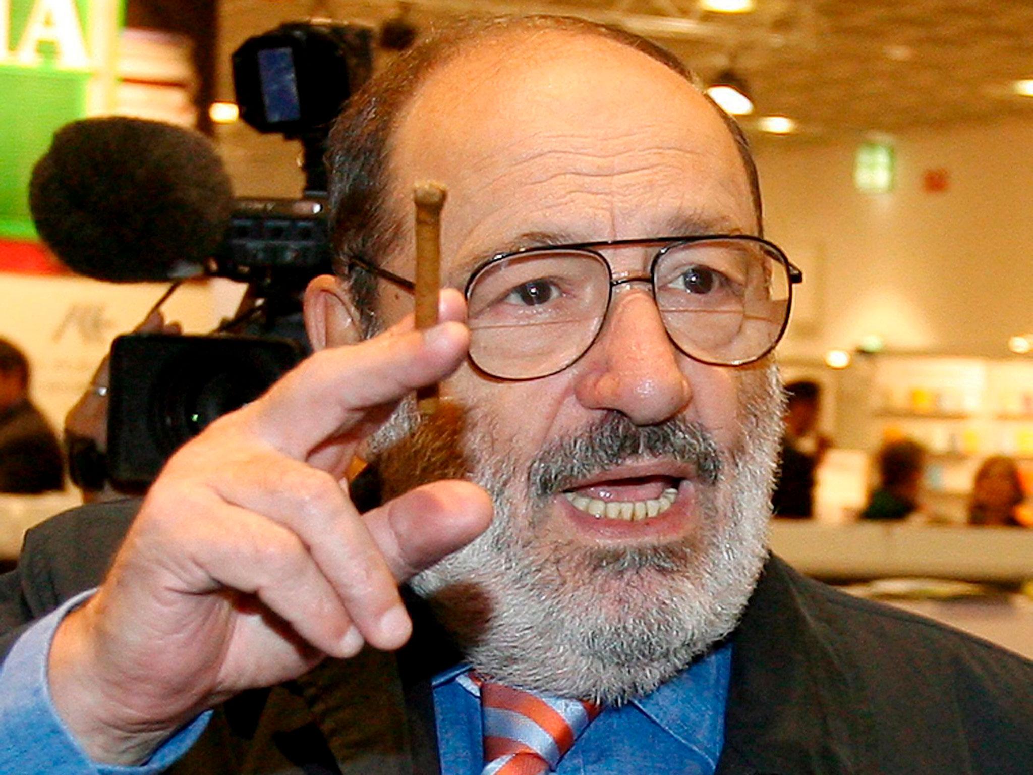 Umberto Eco, Italian scholar, journalist and the author of The Name of the Rose ( EPA)