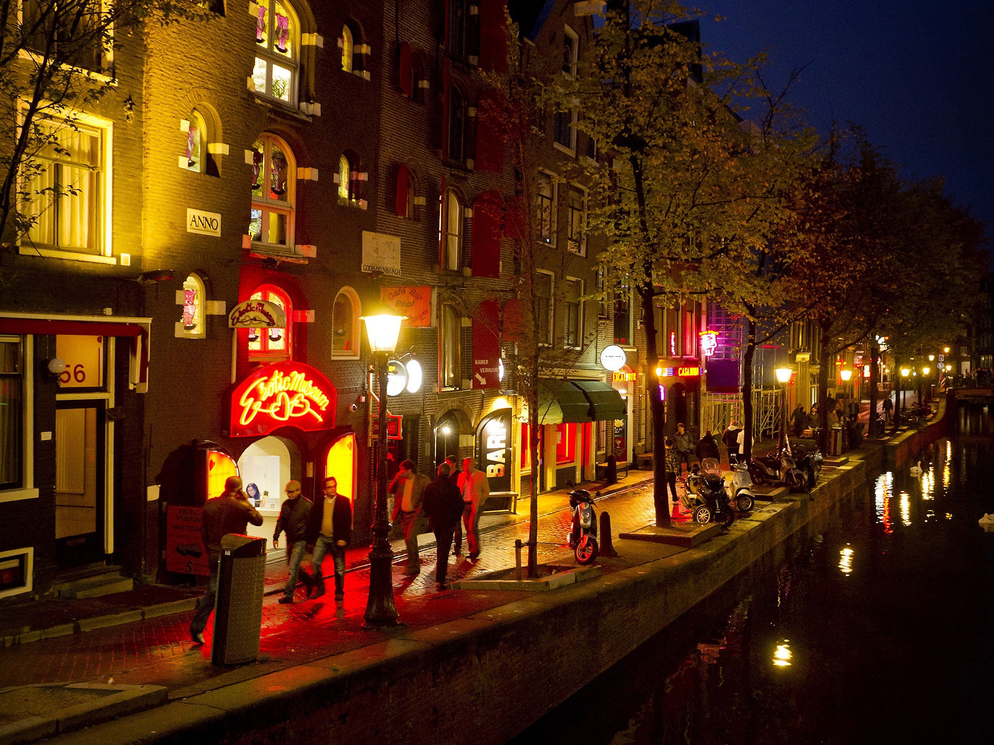 The proposals would see British men who visit prostitutes in Amsterdam’s notorious red-light district face charges in Britain