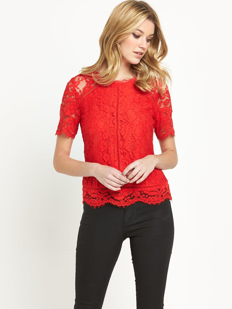 V By Very Lace Top, very.co.uk, £37