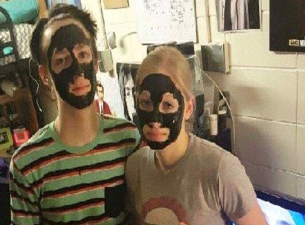 The Snapchat image of the two students was widely shared on social media amid allegations of 'racism'