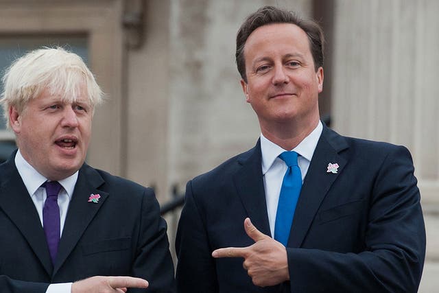 David Cameron used his speech on the EU referendum to attack Boris Johnson's position