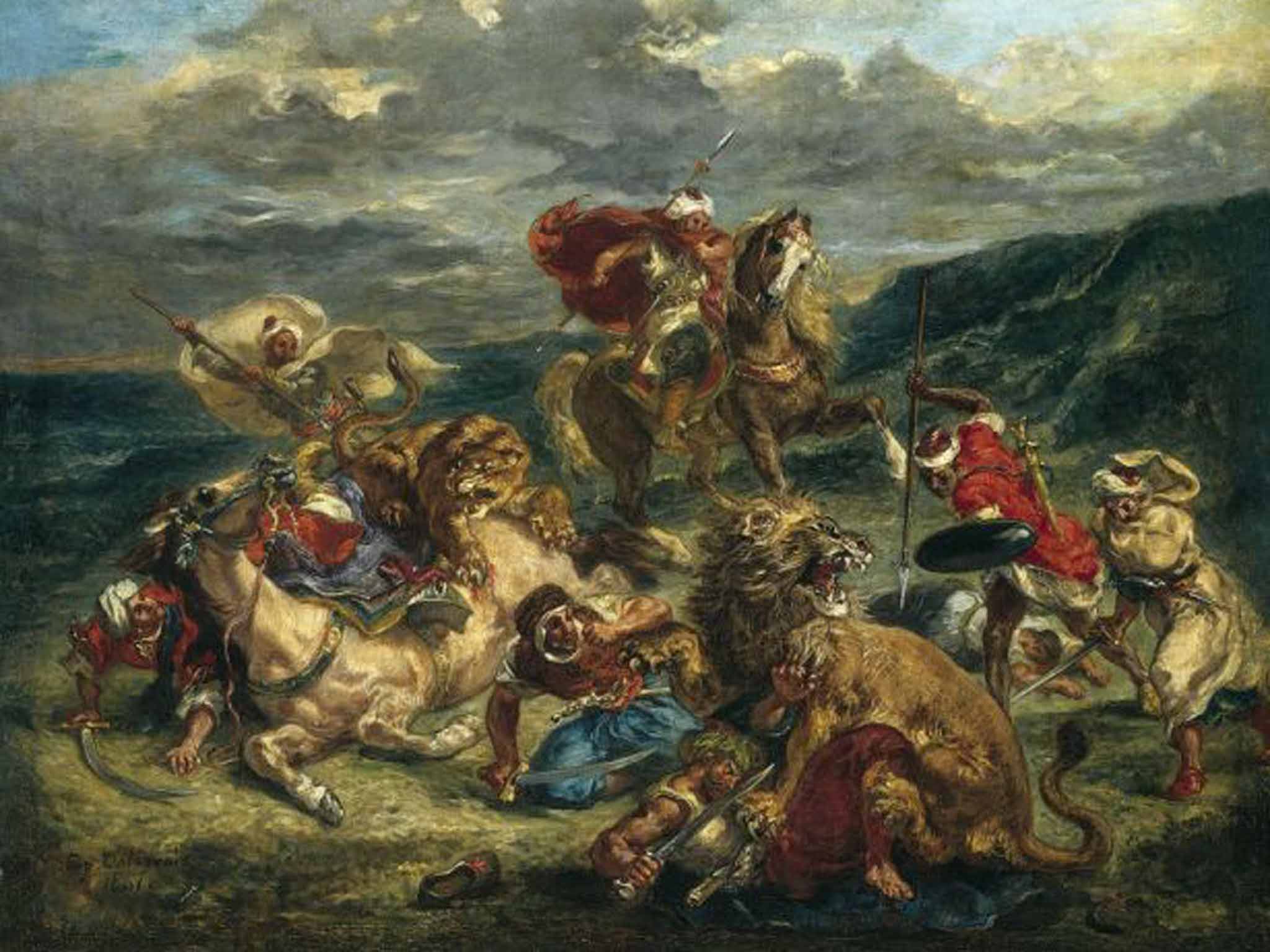 Delacroix Orientalist Paintings