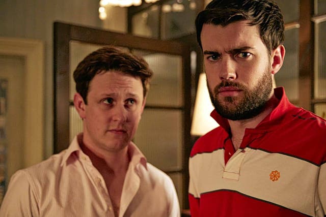 Class act: Richard Goulding as Tomithy and Jack Whitehall as JP in 'Fresh Meat'