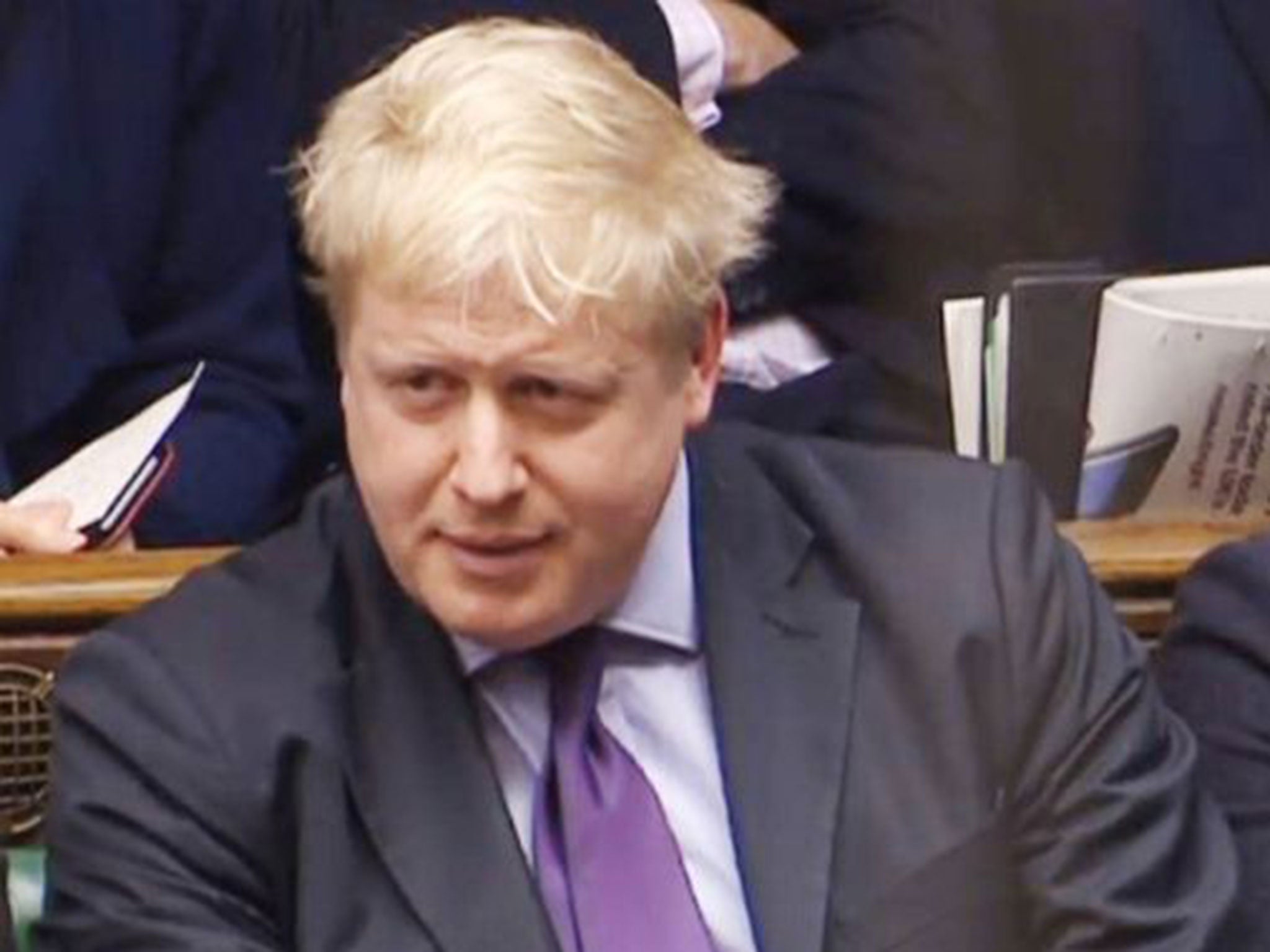 Boris Johnson suggested British sovereignty was at risk