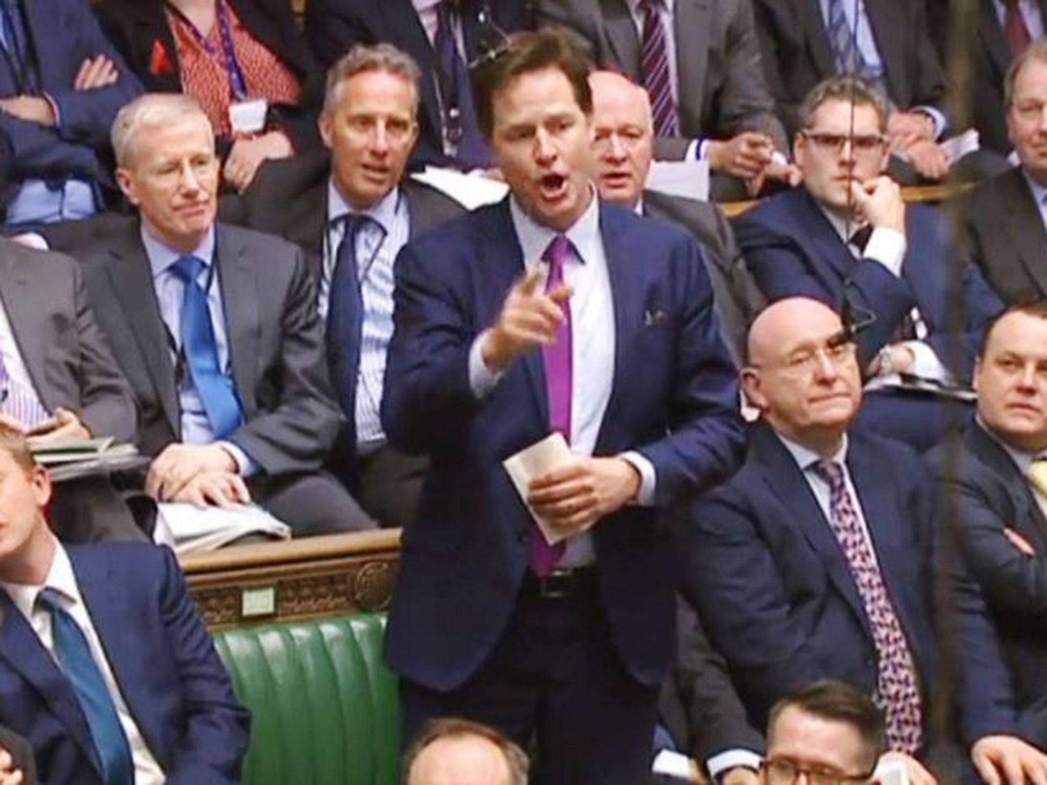 &#13;
In relation to the EU debate, Nick Clegg said: “This referendum is about the future of our country, it’s not about the future of a divided Conservative party” &#13;