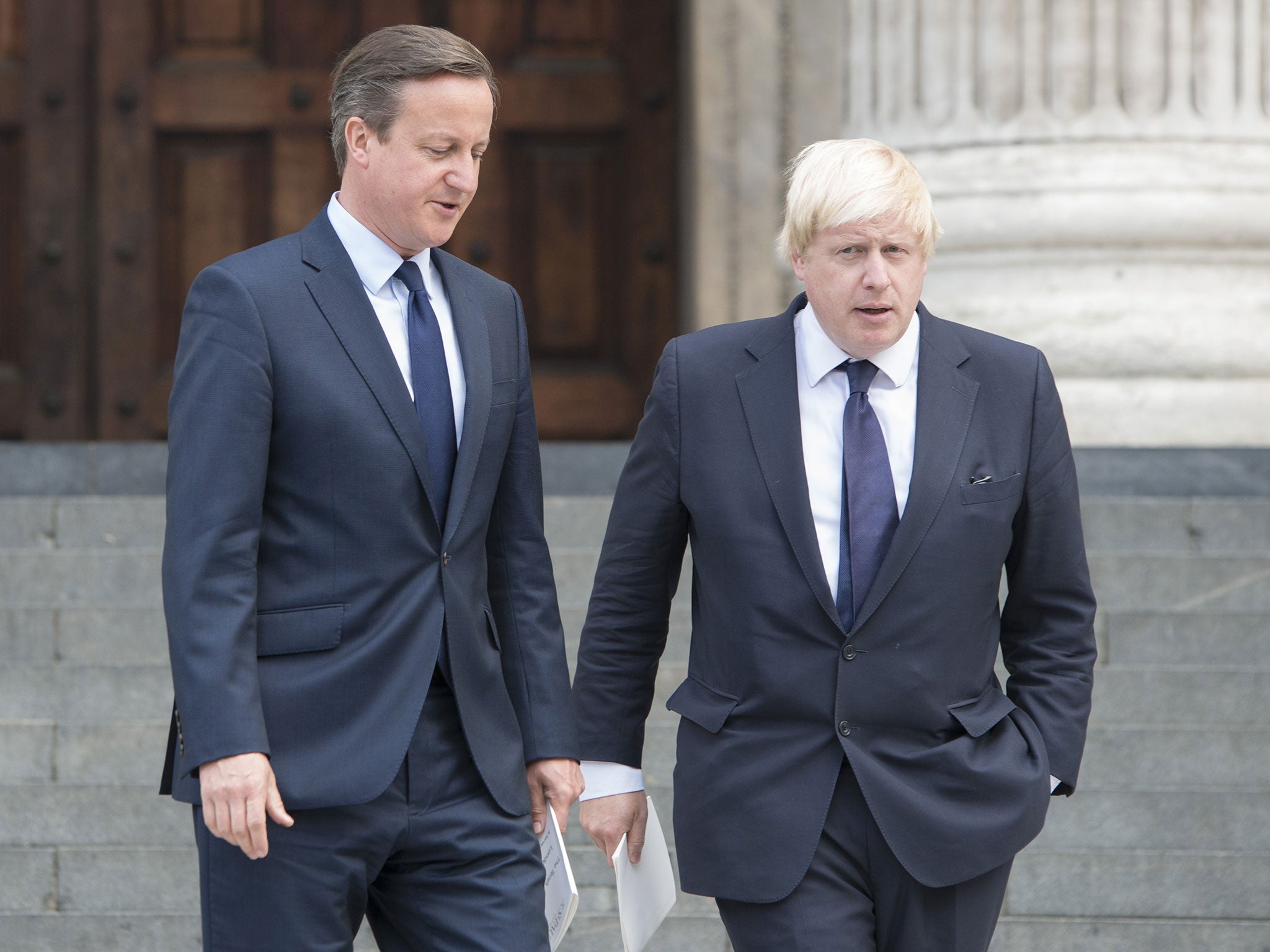 Some of David Cameron's remarks were seen to be aimed at Johnson, who has experienced trouble in his marriage