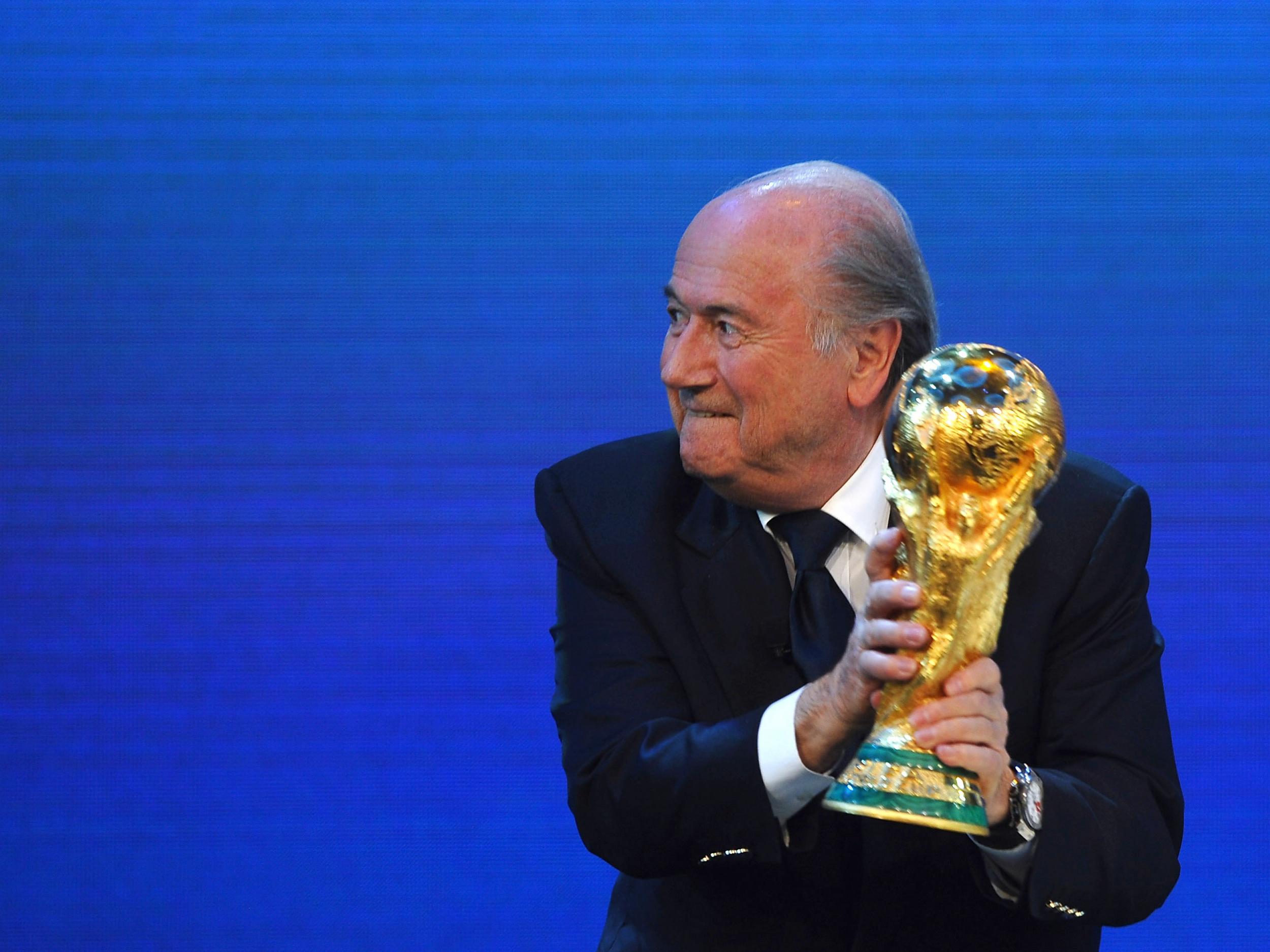 Sepp Blatter is serving a six-year ban from all football-related activity