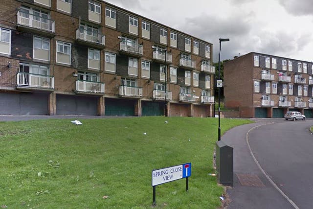 Police were called to Spring Close View, in Gleadless Valley, around 4.20pm on Monday